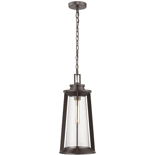 Bolling 1 Light 9.5 inch Powder Coated Bronze Outdoor Hanging Lantern
